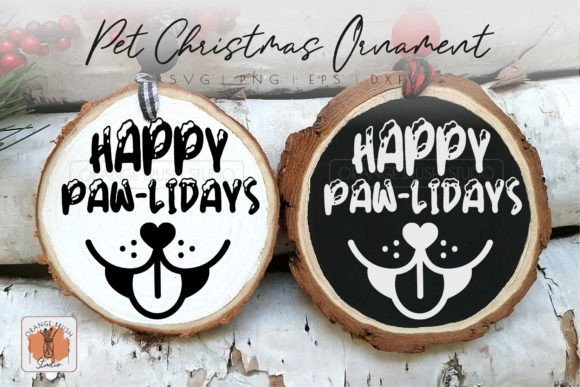 Dog Christmas Ornament Happy Holidays Design Review