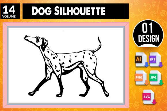 Dog Silhouette SVG Craft Design 14: A Designer's Review