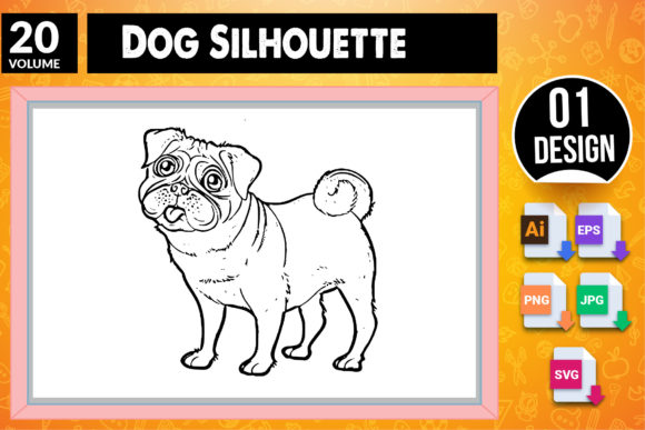 Dog Silhouette SVG Craft Design 20: A Designer's Review