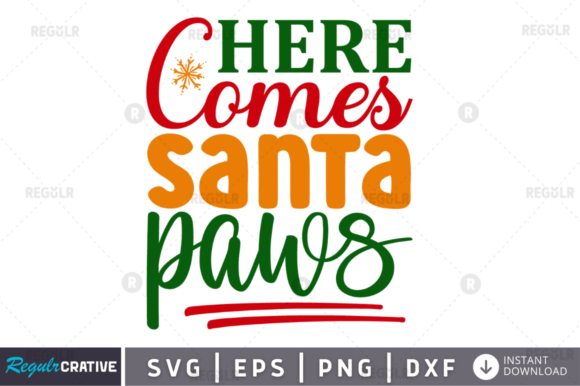 Here Comes Santa Paws: A Design Worth Stitching