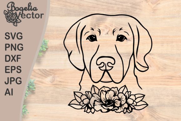 Labrador with Flowers: A Floral Dog Embroidery Review
